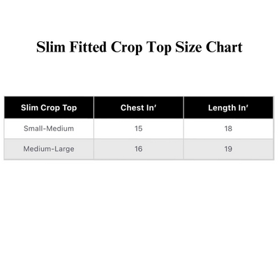 White Cotton Slim Fitted Crop Top