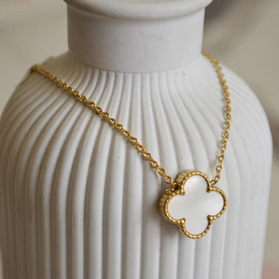 White Clover Tops and Locket Set (KCJ0052)