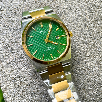 Green Tissot PRX 1853 Powermatic 80 - Swiss Made