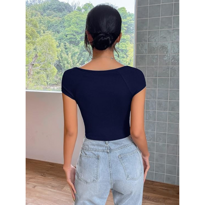 Haut Slim-Fit Chic Top