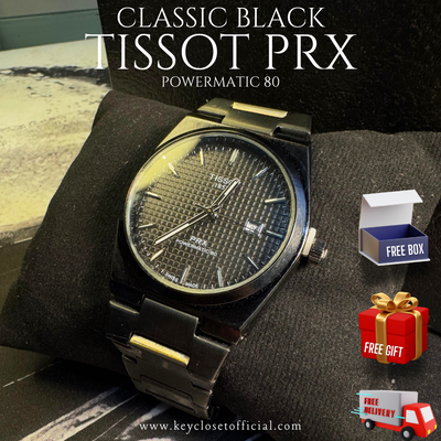 Black Tissot PRX 1853 Powermatic 80 - Swiss Made