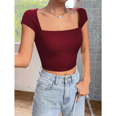 Haut Slim-Fit Chic Top