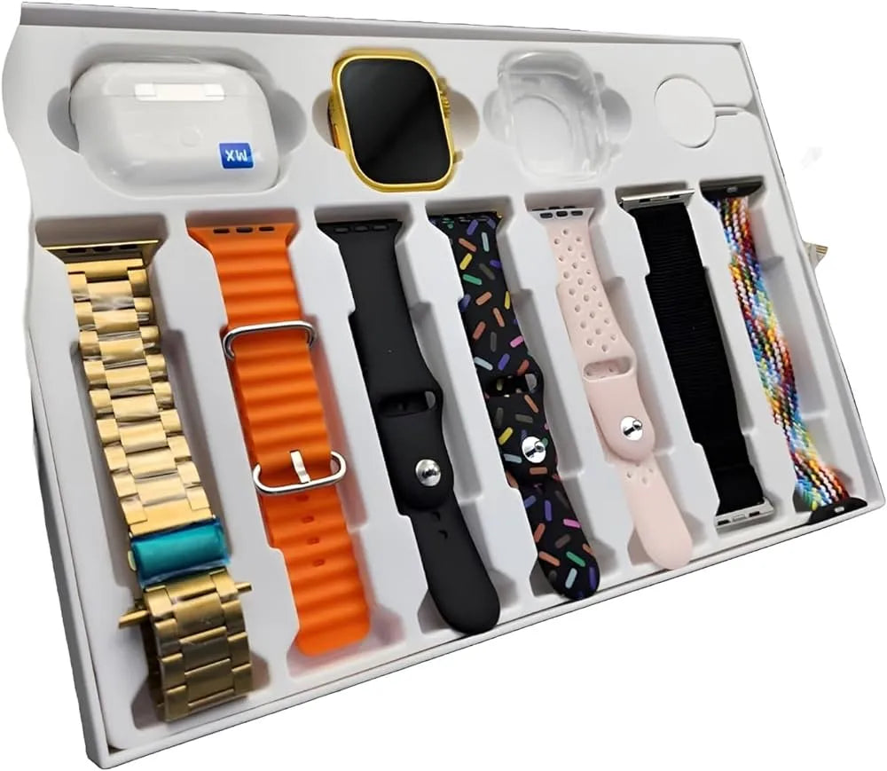I20 Ultra Max Suit Smart Watch / Airpods (10 in 1)
