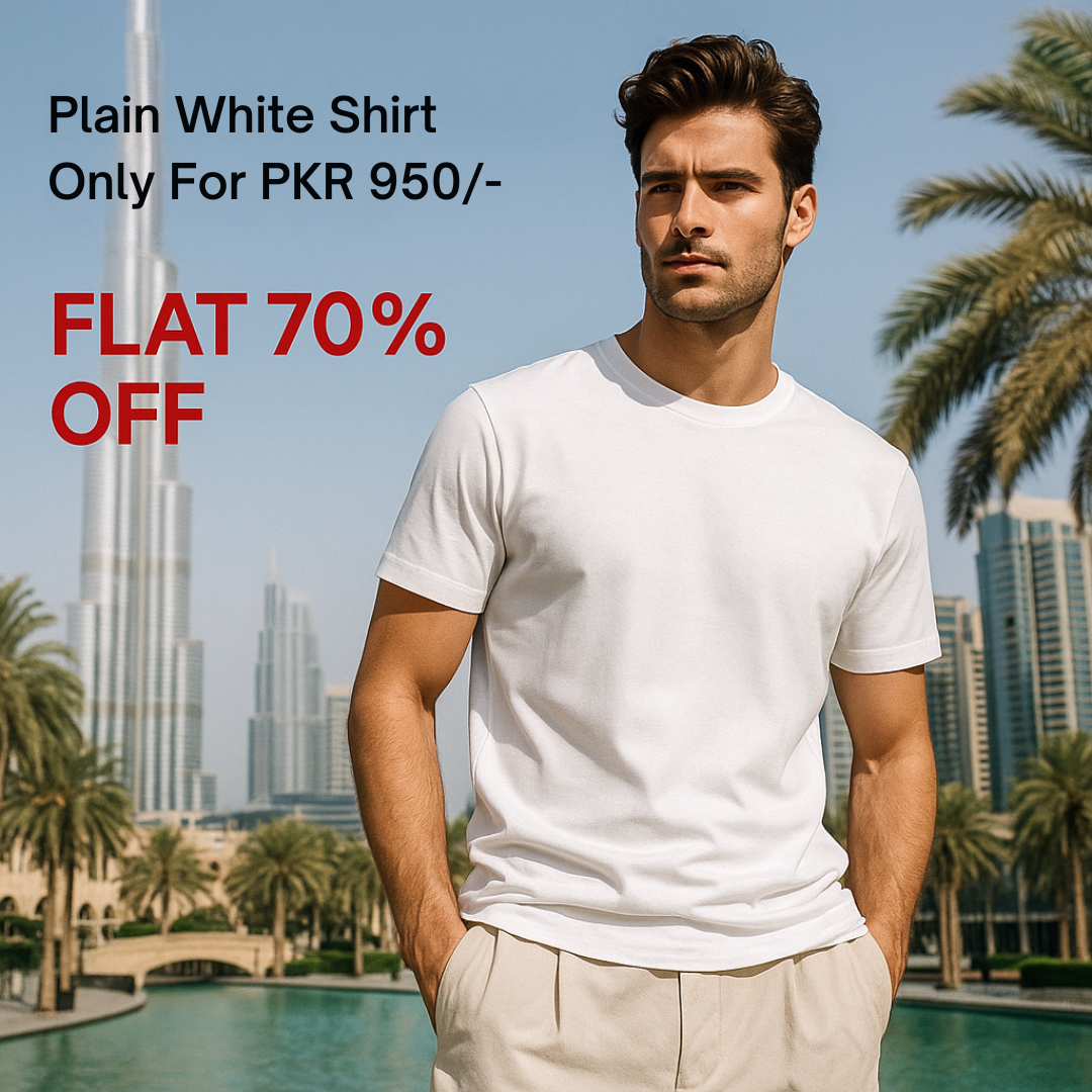 Premium Unisex Plain White Seamless Tubular T-Shirt