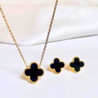 White Clover Tops and Locket Set (KCJ0052)