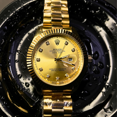 Rolex Oyster Perpetual - Golden Elegance