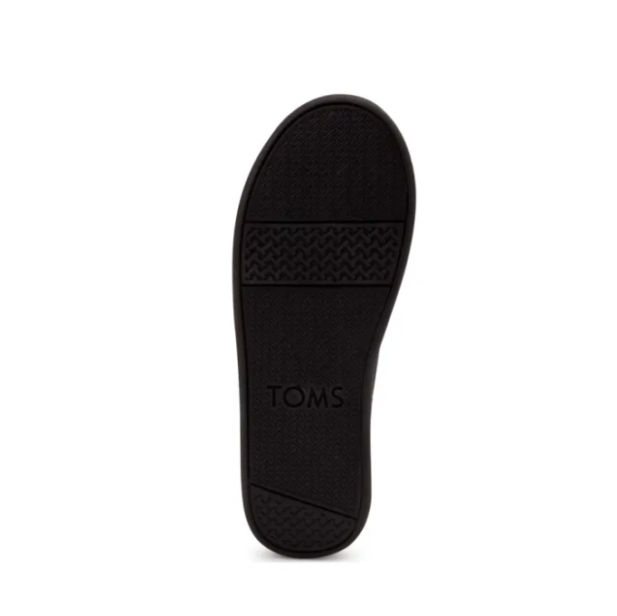 TOMS Syanno Black Canvas Slip-On Shoes